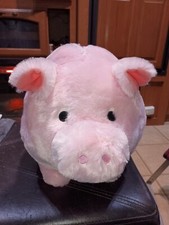 Plush Pink Pig Piggy Bank