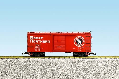 Trenes EE. UU. Escala G R19153A Great Northern #18582 vagón de carga - rojo | Zustand: New