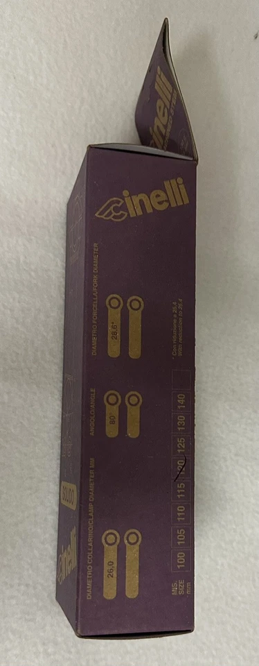 NOS CINELLI SOLIDO Threadless Stem 1+1/8 INCH 120mm 26.0, Black - Image 4 of 4