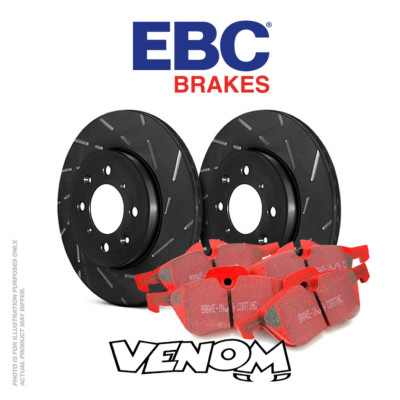 EBC Bremsensatz Scheiben & Beläge hinten für Jaguar XF 3.0 Kompressor 340 2012-2015