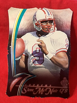 1997 Collector's Edge Extreme Foil Die-Cut Steve McNair #P66 Houston/Tennessee