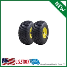 John Deere Riding Mower Tires Replacement Pneumatic 4 Ply Front Rim Wheel 2pcs