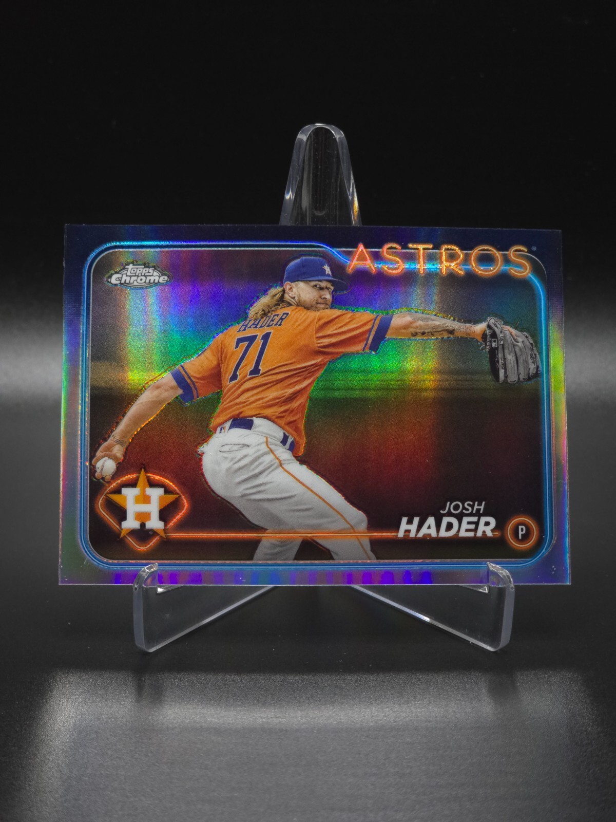 Josh Hader 2024 Topps Chrome Baseball Rainbow Houston Astros #162