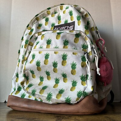jansport aztec backpack 90s JANSPORT BACKPACK / Aztec Navajo Tribal Leather Trim