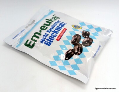 ''EM-EUKAL BLOCKMALZ'' Malt Candy Made in Germany! 4 Bags=400gr FREE SHIPPING