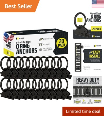 Premium 20-Pack ETrack O Ring Set: High Load Capacity for Secure Cargo Transport