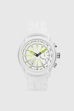 DT1015 Men: Armbar Hybrid white silicone smartwatch, 44 mm  Diesel