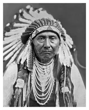 CHIEF JOSEPH NATIVE AMERICAN LEADER 8X10 B&W PHOTO