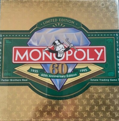NEW Monopoly 1935-1995 60th Anniversary Limited Edition Board Game