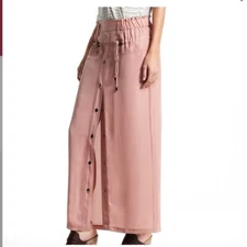 Derek Lam for Design Nation Pink Maxi Skirt Medium 