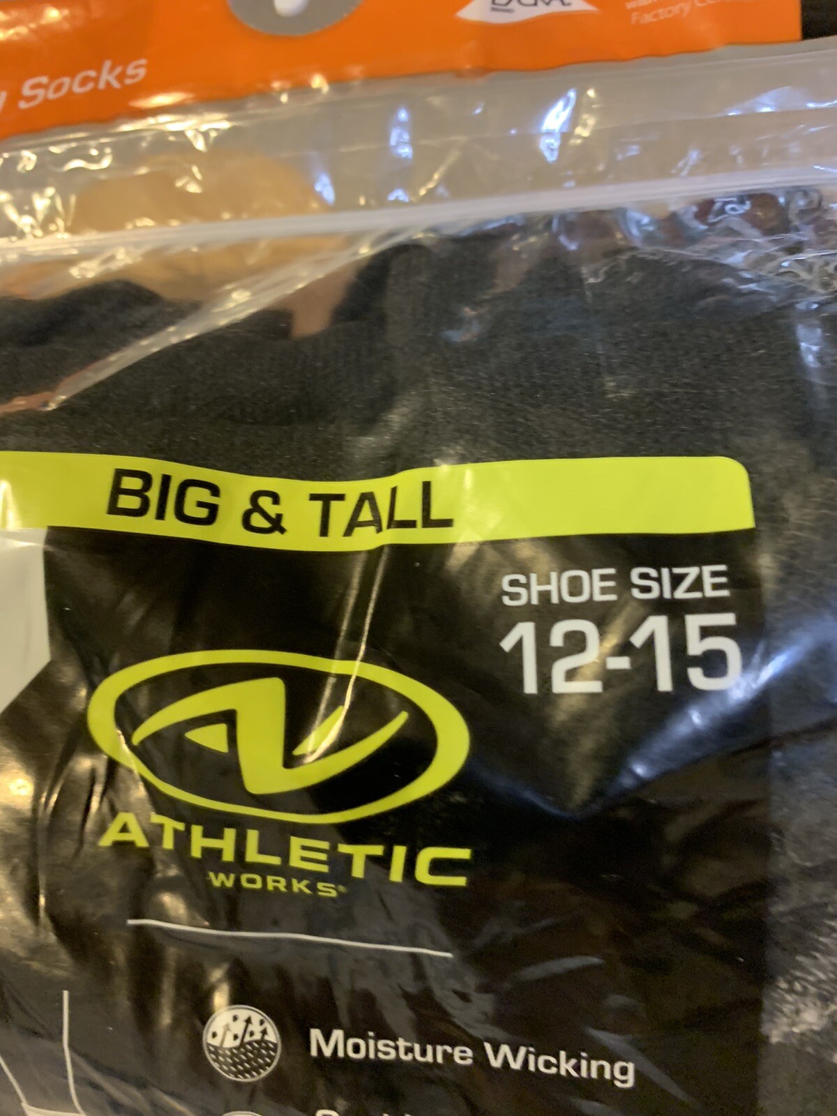 SAOLA Calze da lavoro atletico no show scarpa taglia 12 15 Big& Tall nero suola ammortizzata