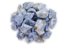 1 lb Wholesale Blue Calcite Rough Stones - Tumbling Tumbler Rocks, Reiki