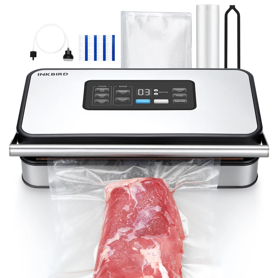 160W Full Automoatic Vacuum Sealer Machine Double Pump Food Storage Liquid/Moist - Image 2 of 4
