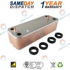 BAXI PLATINUM COMBI 24 28 33 40 HE & HE A PLATE HEAT EXCHANGER 248723 7223558