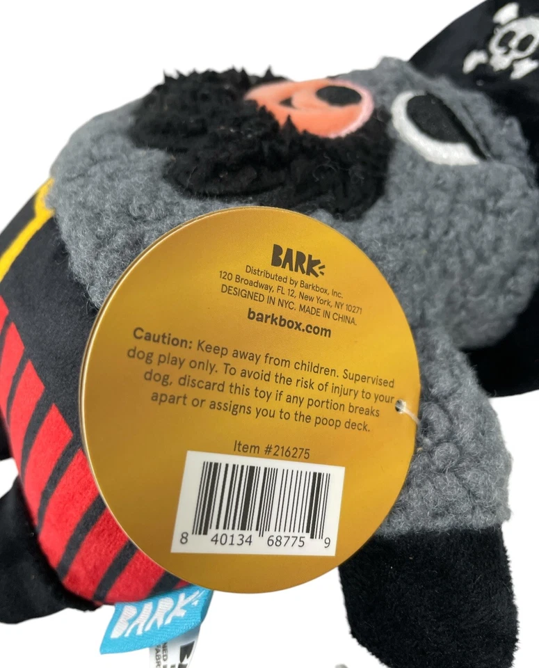 ЛОТ ИЗ ДВУХ ИГРУШЕК КОРЫ МЕДВЕДЬ ПИРАТ И МЕЧ СКАЛЛИВАГ РАЗМЕР БОЛЬШОЙ BWTS - Изображение 4 из 4