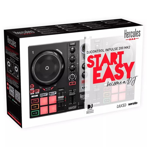 HERCULES DJ CONTROL INPULSE 200 Mk2 controller midi usb digitale Serato DJ Lite - Picture 6 of 7