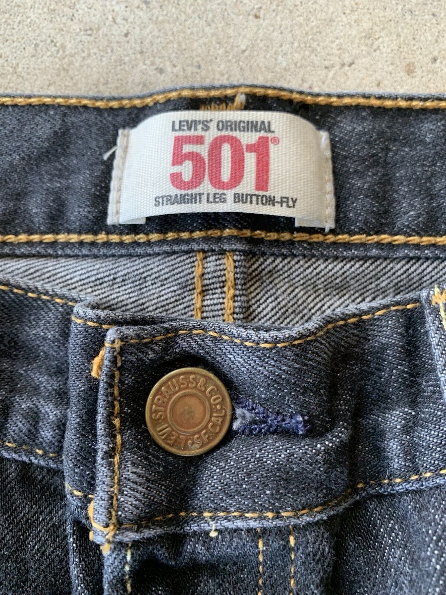 Levi's 501 Black 35x34 | eBay