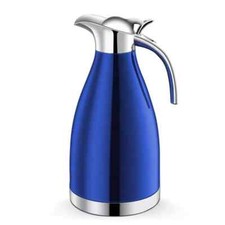 Tea Coffee Pot Large Hot Water Flask Stainless Steel Thermos Flask for Family 2L