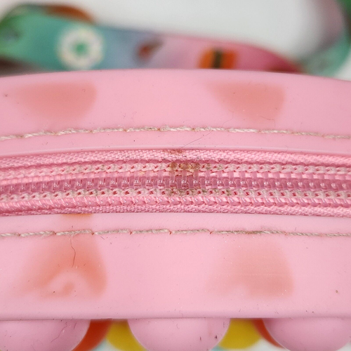 Silicone Pop-it Shoulder Bag Rainbow Fidget Sensory Toy 5.5"x8" - Picture 5 of 11