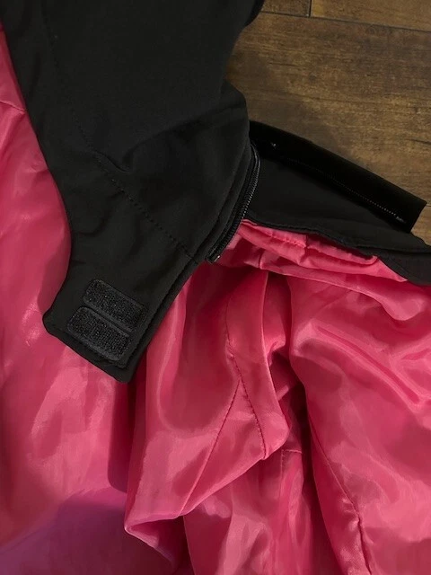 Abrigo Reebok 3 en 1 Negro/Rosa Talla Grande (14/16) Usado Foto 4 de 4