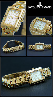 Women's Watch Swiss Made Roman Numerals 10 Micron Gold Plated JL-813