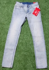 TRUE RELIGION Rocco Relaxed Skinny Men's Jeans 30 x 32 GOML Glass Blue 103335