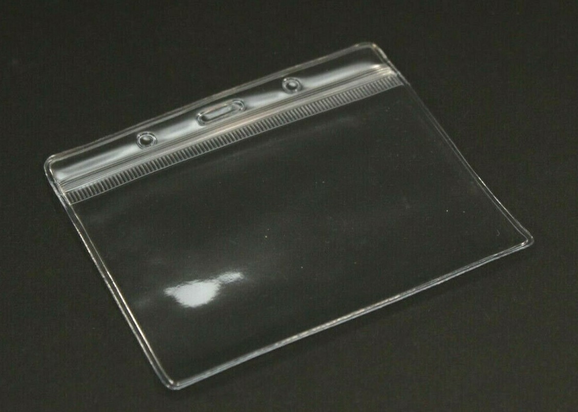 3Pack WATERPROOF 4x3 Vaccine Card Holder ZIP CDC ID Protector Badge - NEW