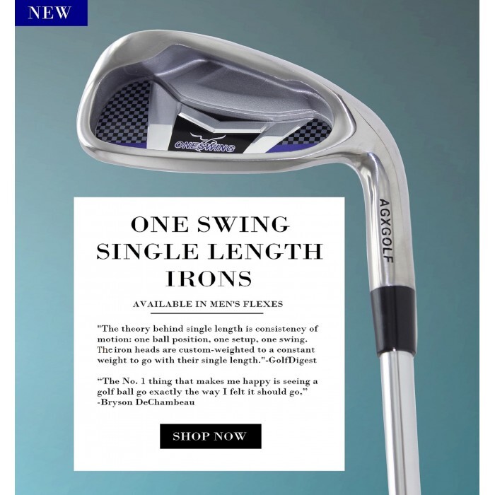AGXGOLF Single Length AGXGOLF ZEPPE DA UOMO DELLA STESSA LUNGHEZZA; PW