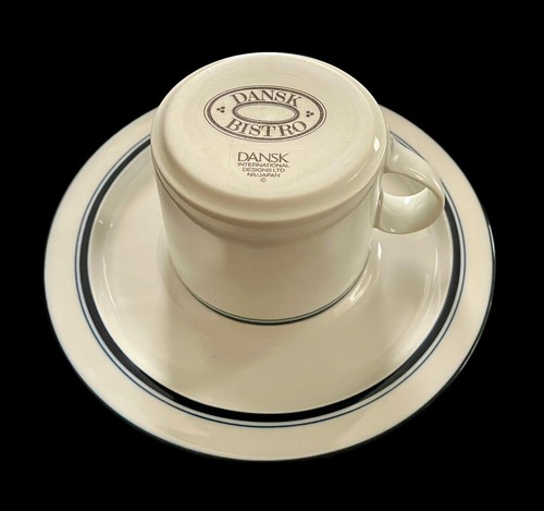 Set Of 4 Vintage Dansk Bistro Maribo Aalborg Lindholm Cup & Saucer Sets EUC - Picture 5 of 11