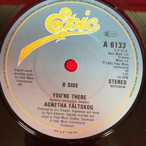 AGNETHA FÄLTSKOG I Won't Let You Go 1985 UK 7" vinyl single ABBA original 45 - Picture 4 of 4