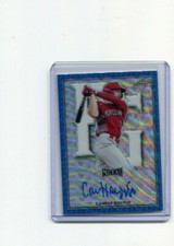 2020 Leaf Perfect Game All-American Metal Blue Wave Camden Hayslip Auto 9/10