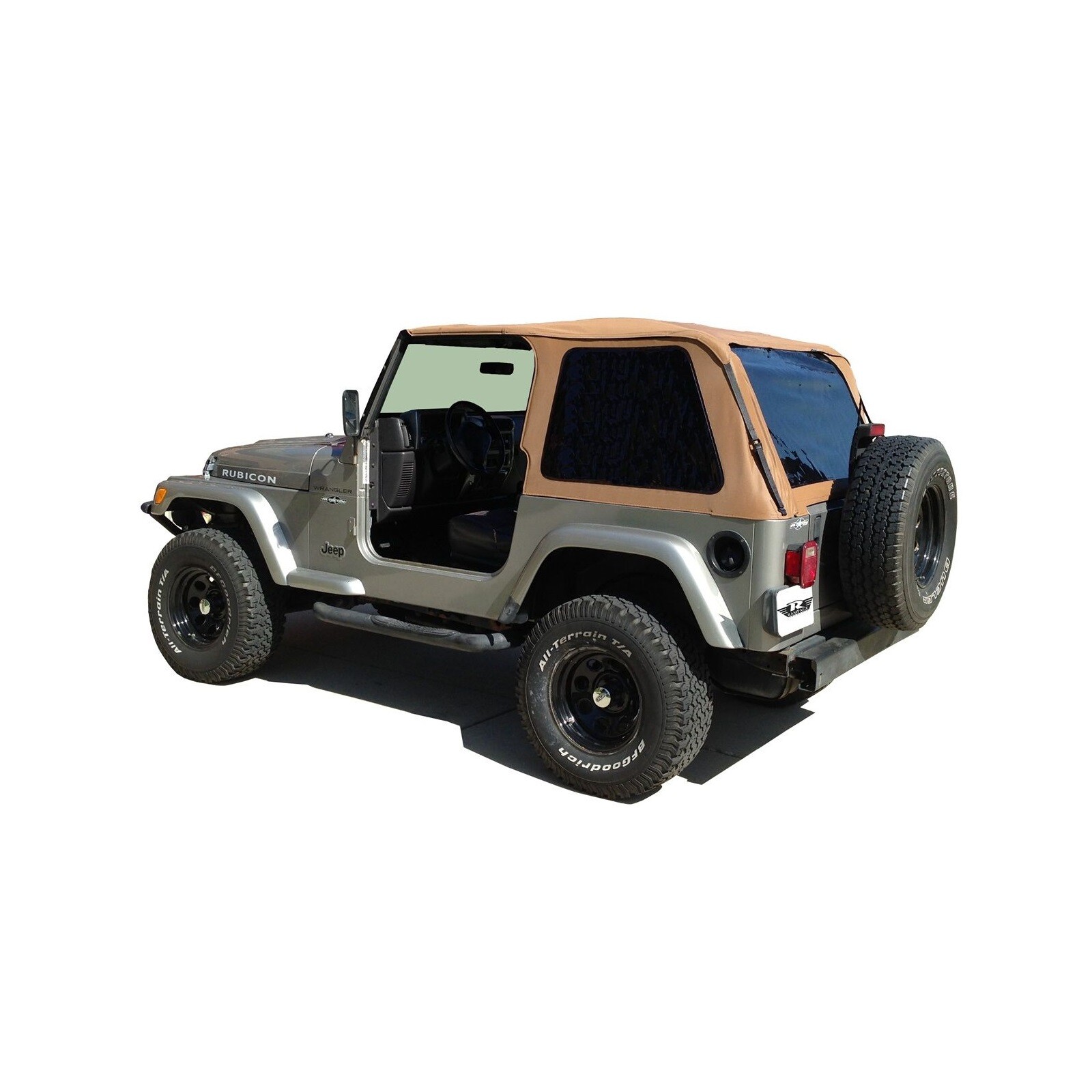 Rampage 109517 Spice Denim Tinted Frameless Trail Top for 97-06 Wrangler TJ