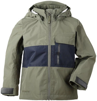 Didriksons Jungen Funktionsjacke  IGELKOTTEN KIDS JKT grün winddicht Unifarben - Bild 1 von 4