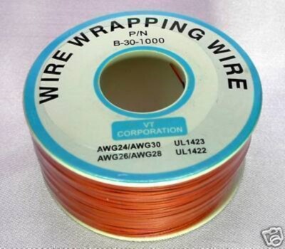 Prototype Wire wrap cable 30AWG 30# 1000ft Orange XBOX360 #WD8