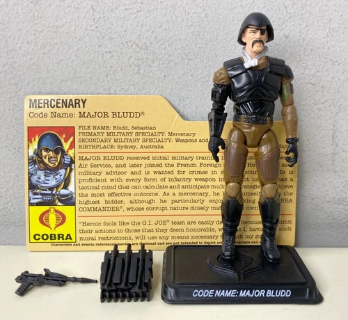 G.I. Joe 25th Anniversary MAJOR BLUDD v8 Loose 3.75" Action Figure