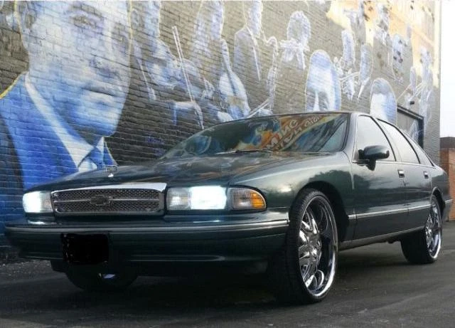 Rejilla totalmente cromada apta para Chevy Impala SS Caprice 1994-96 GM1200450 10269614 Foto 2 de 4