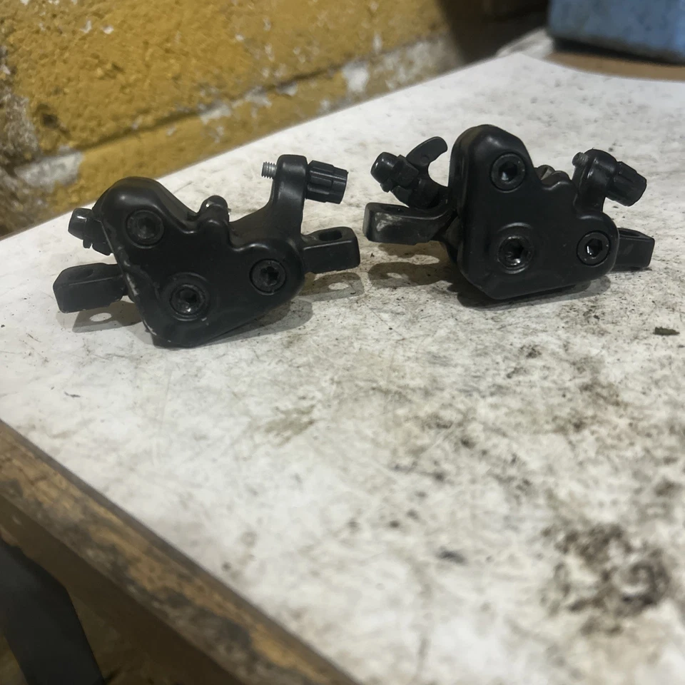 CLARKS CMD-23 FRONT & REAR BLACK FLAT MOUNT MECHANICAL DISC BRAKE CALIPERS - Image 3 of 4