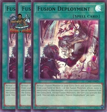 Yugioh! 3x Fusion Deployment CH01-EN029 Ultra Rare 1st Ed NM