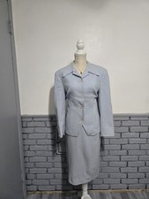 Women's Two-Piece Skirt Set Vintage Pendleton Houndstooth Skirt Suit Size 14