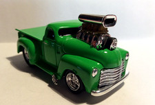 Muscle Machines 1953 Chevy Pickup Truck 164 Die Cast - 53 Chevy - Blower