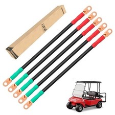 Golf Cart Battery Cable Set for 1995-Up, 48V 4 Gauge Heavy Duty Club Car DS