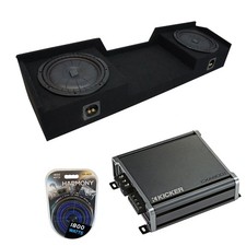 04-15 Fits Nissan Titan King or Crew Kicker CompVT CVT10 Dual 10 Sub Box CXA8001