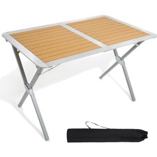 Tragbarer Garten-/Picknicktisch 110x70cm für 4-6 Personen - Praktisch & Robust