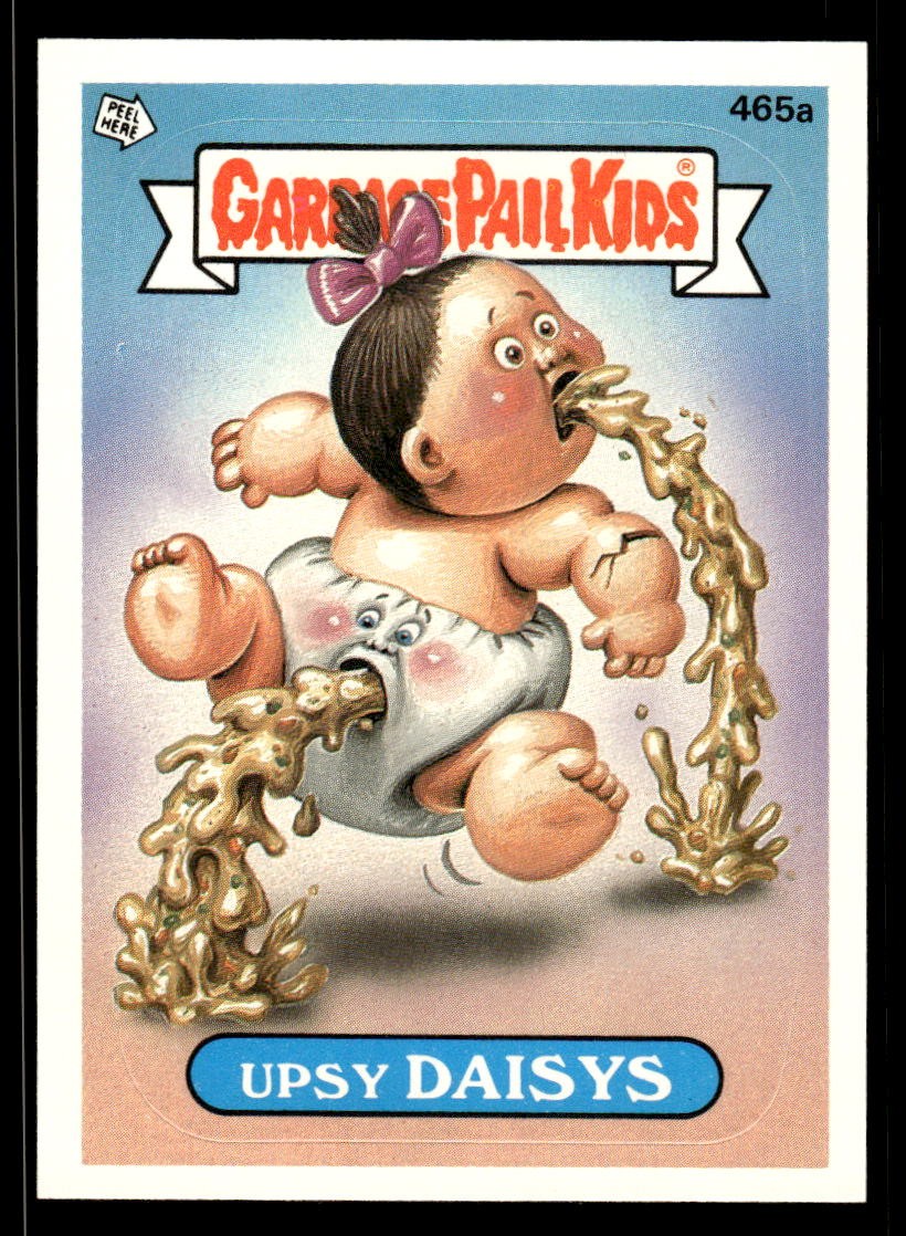 1988 Topps Garbage Pail Kids Series 12 #465a Upsy Daisys