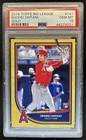 2018 Topps Big League Shohei Ohtani RC Gold Rookie #141 Angels PSA 10 GEM MINT