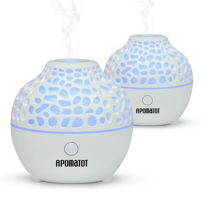 2 Pack Essential Oil Diffuser,Mini Portable Aromatherapy Diffusers,60ml Cool ...