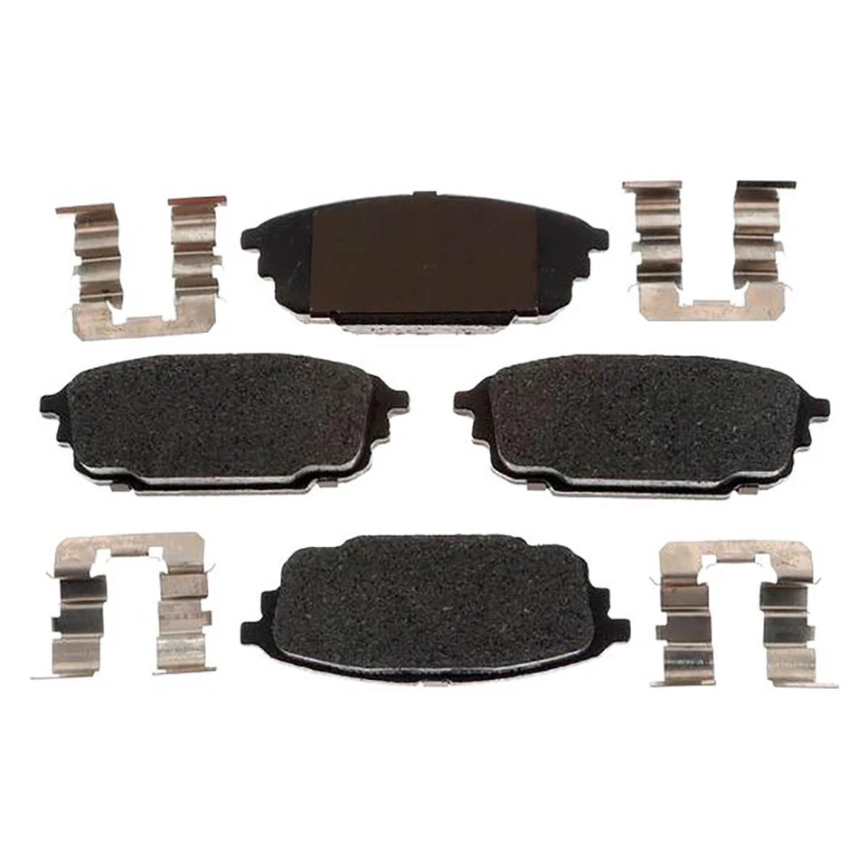 Rotores de freno traseros + pastillas de freno de cerámica y herrajes para Mazda Protege 2001-2003 Foto 2 de 4