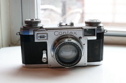 Contax II 35mm Rangefinder Camera with Sonnar 1:1.5 F=5cm Lens