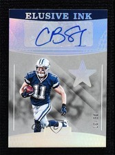 2016 Panini Donruss Signature Series Holo Silver 10/50 Cole Beasley Auto 2u3