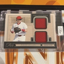 2025 Panini Three and Two - Prospect Dual Jerseys Aidan Miller /49 PDJ-AM